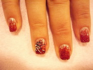 Best Nails - zselés köröm akryllal díszítve